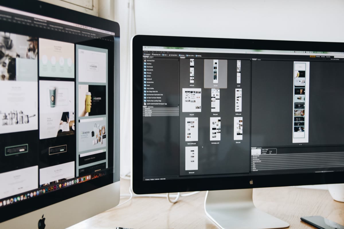 Modern web sitesi tasarımı ve arayüz çalışması